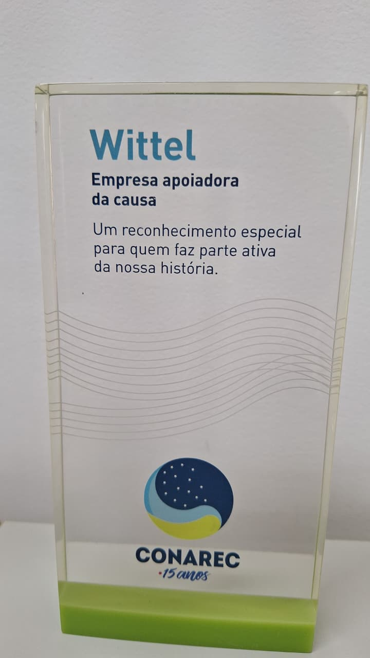 Empresa Apoiadora da Causa – Reconhecimento Especial CONAREC 15 anos
