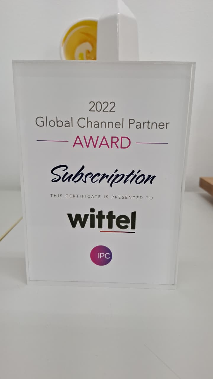 Global Channel Partner Award 2022 – Subscription IPC